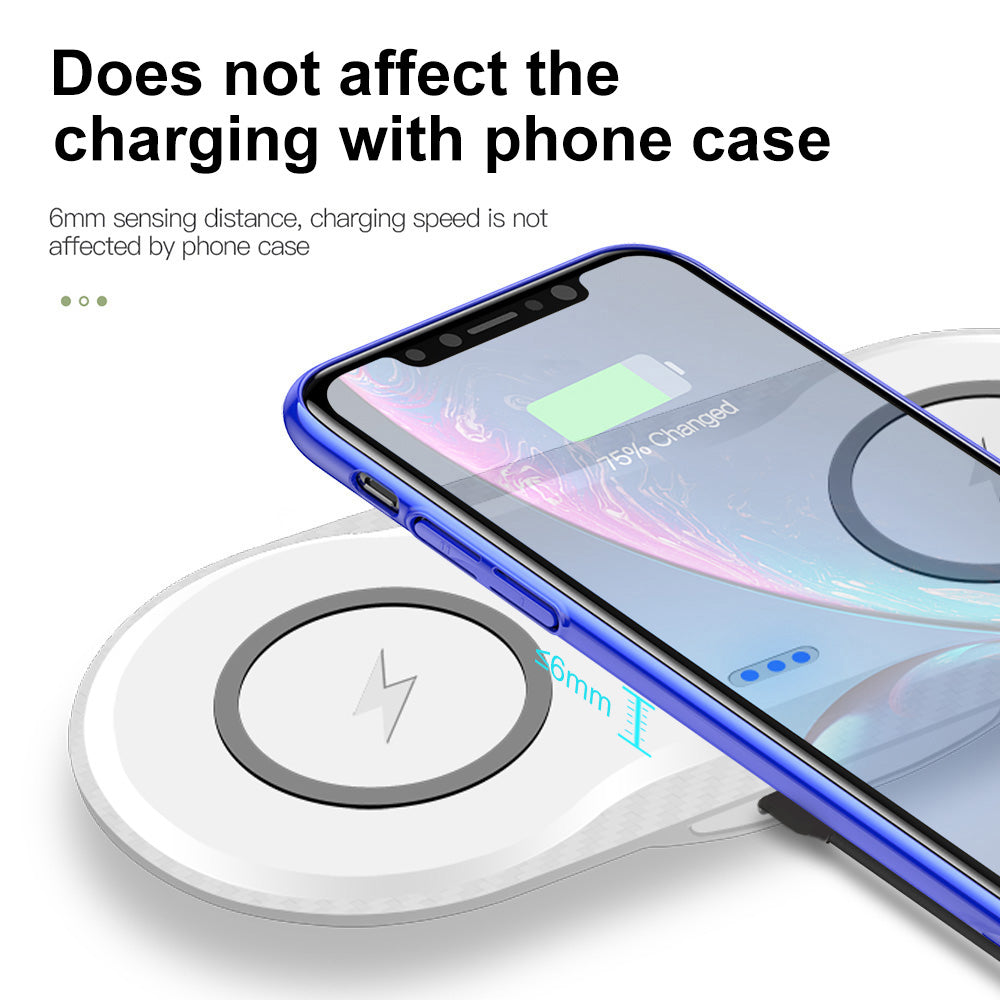 Fast Dual Wireless Charger – Simple & Fast Power Up Now.