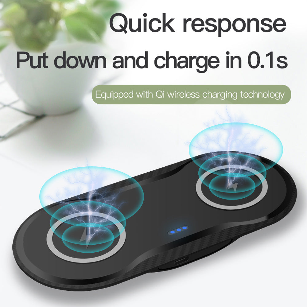 Fast Dual Wireless Charger – Simple & Fast Power Up Now.