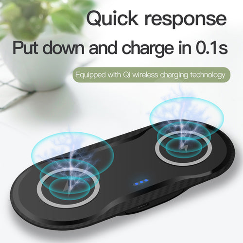 Fast Dual Wireless Charger – Simple & Fast Power Up Now.