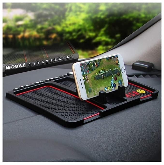 HSR Multifunction Car Phone Holder Anti-Slip Pad - Secure & Stable