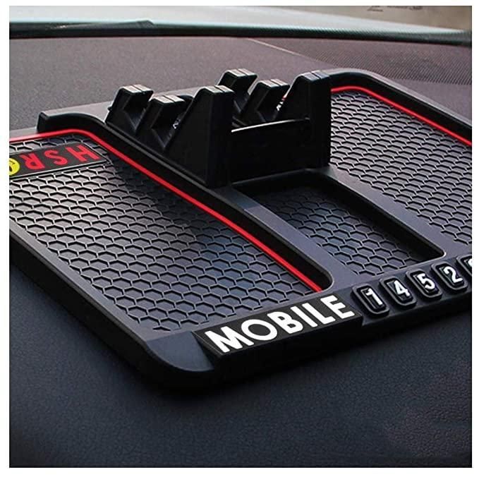 HSR Multifunction Car Phone Holder Anti-Slip Pad - Secure & Stable