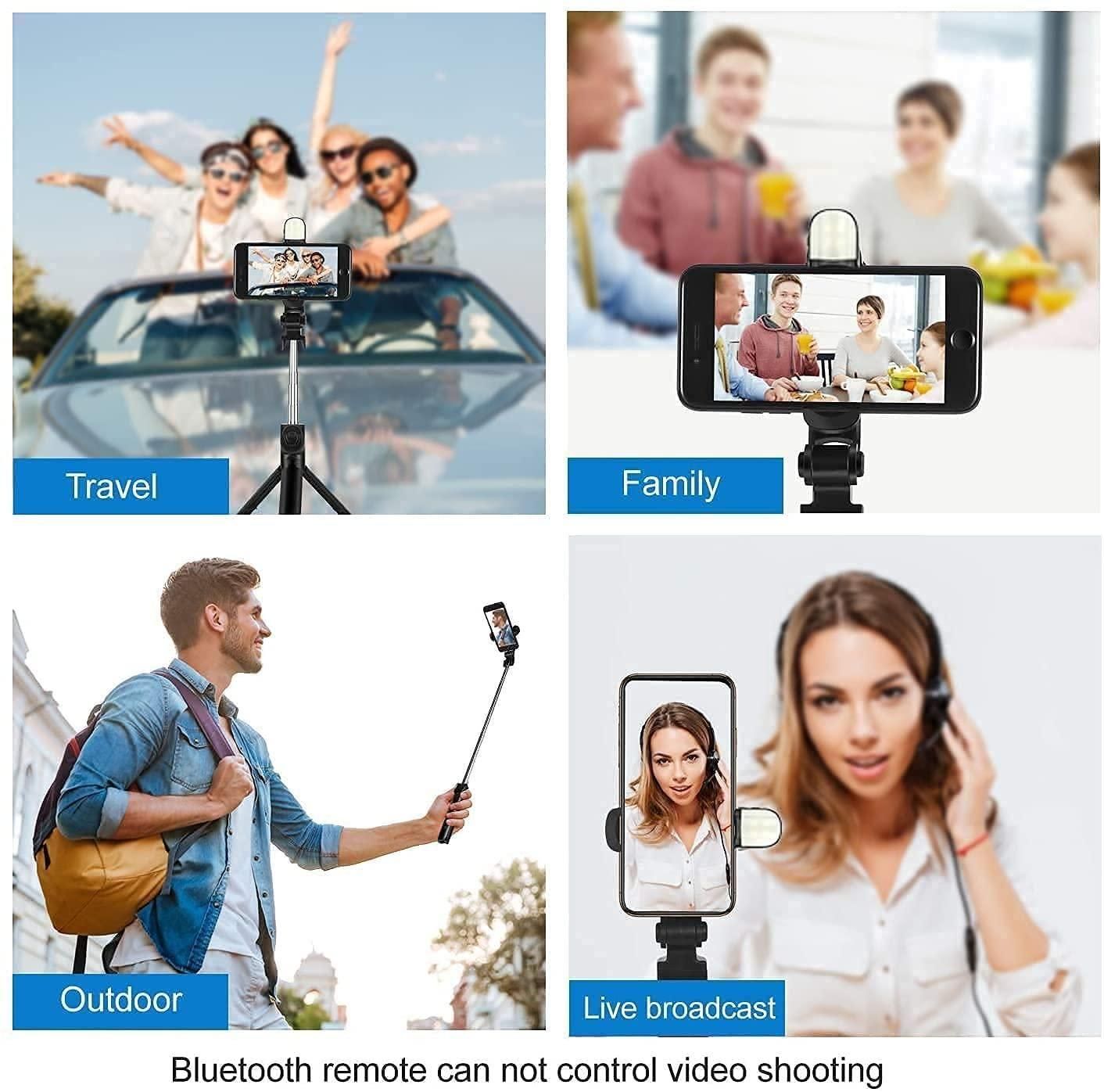 Portable 3-in-1 Selfie Stick Tripod for Creators