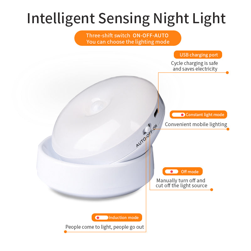 Hands-Free Motion Sensor Night Light for Everyday Use
